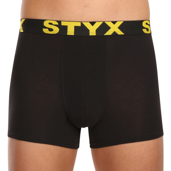 10PACK boxer uomo Styx sport elastico nero (10G9601)