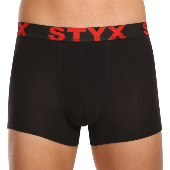 10PACK boxer uomo Styx sport elastico nero (10G9601)