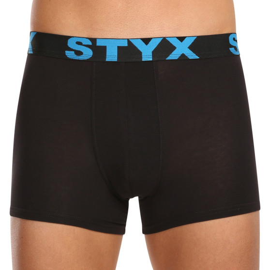 10PACK boxer uomo Styx sport elastico nero (10G9601)