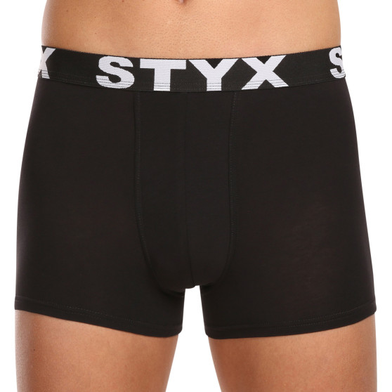 10PACK boxer uomo Styx sport elastico nero (10G9601)