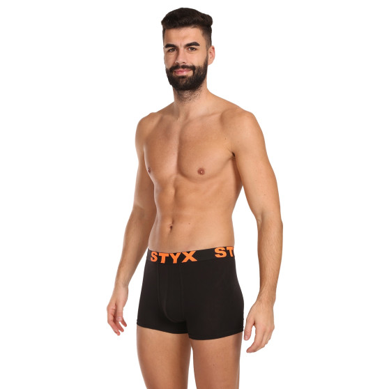 10PACK boxer uomo Styx sport elastico nero (10G9601)