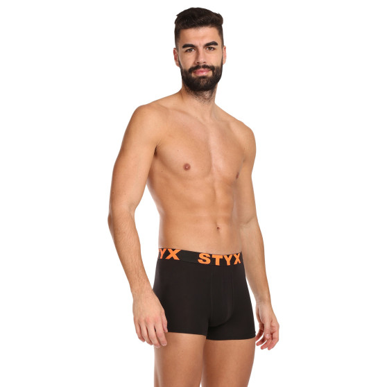 10PACK boxer uomo Styx sport elastico nero (10G9601)