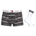 Set da uomo Tommy Hilfiger boxer e calzini in confezione regalo (UM0UM02966 0SE)