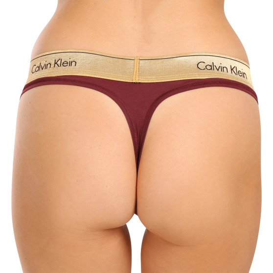 Perizoma da donna Calvin Klein rosso (QF7449E-GEX)