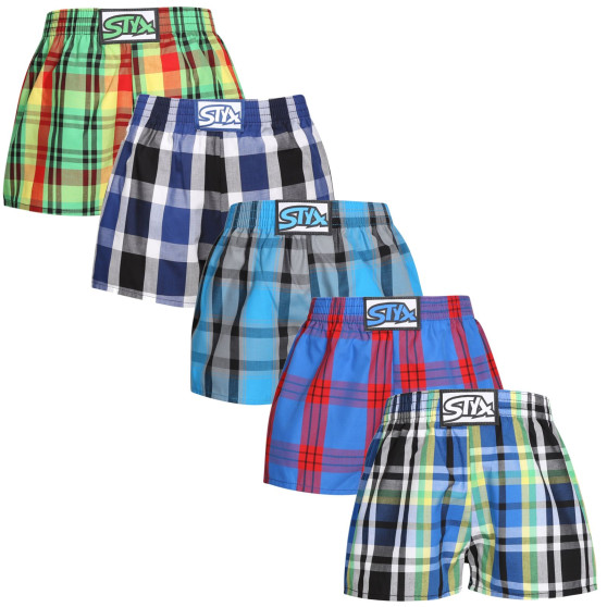 5PACK Boxer da bambino Styx classic elastic multicolore (5J1167890)