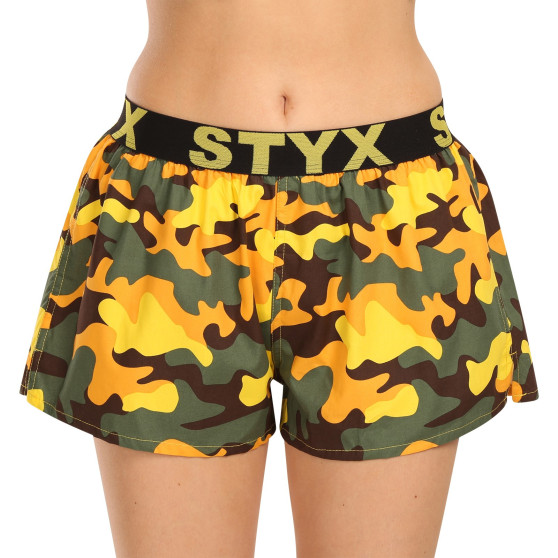 3PACK Boxer da donna Styx art sport gomma multicolore (3T15901)