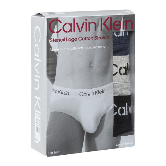 3PACK slip uomo Calvin Klein multicolore (NB3704A-KDX)