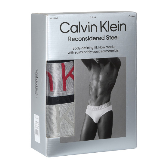 3PACK slip uomo Calvin Klein nero (NB3129A-GIW)