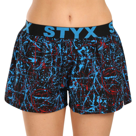 3PACK Boxer da donna Styx art sport gomma multicolore (3T13603)