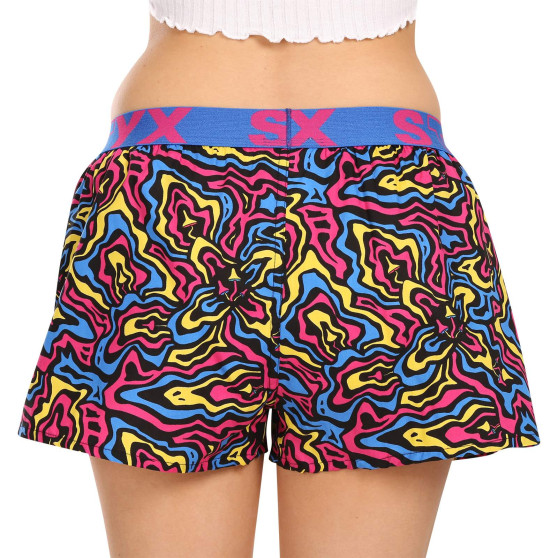 3PACK Boxer da donna Styx art sport gomma multicolore (3T13603)