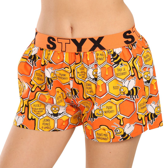 5PACK Boxer da donna Styx art sport gomma multicolore (5T1367834)