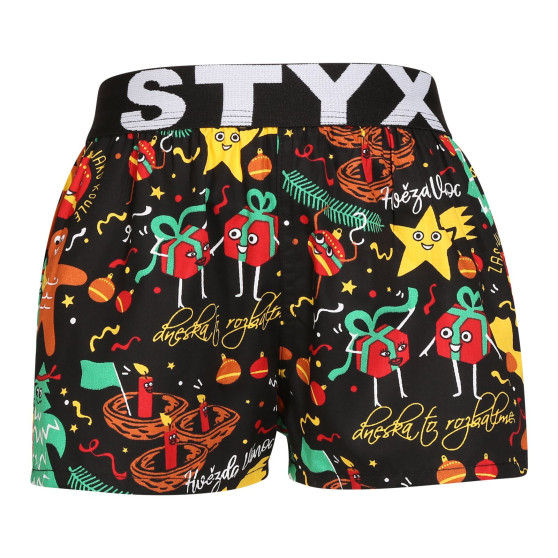 3PACK Boxer da bambino Styx art sport gomma multicolore (3BJ17134)