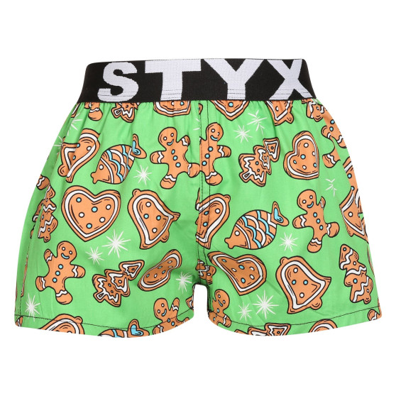 3PACK Boxer da bambino Styx art sport gomma multicolore (3BJ17134)