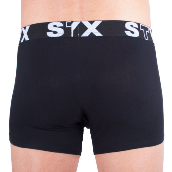 3PACK boxer uomo Styx sport elastico oversize nero (3R960)