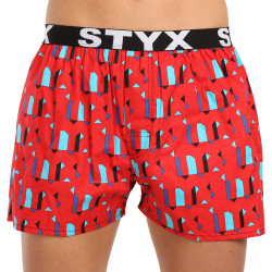 Boxer da uomo Styx arte sport motivi in gomma (B1659)