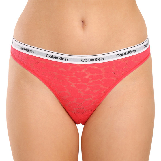 3PACK Mutandine brasiliane da donna Calvin Klein multicolore (QD5068E-GP6)