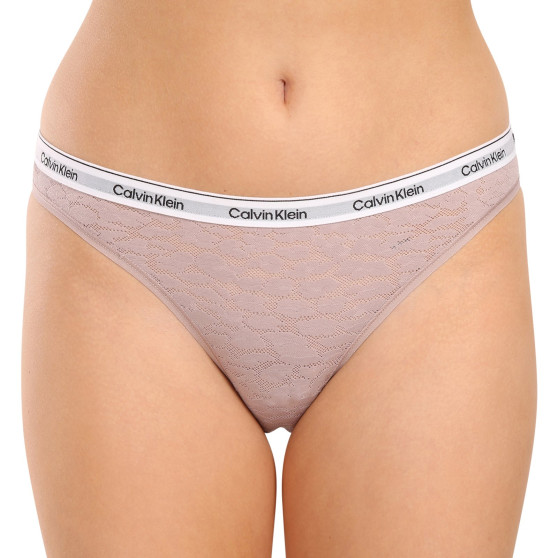 3PACK Mutandine brasiliane da donna Calvin Klein multicolore (QD5068E-GP8)