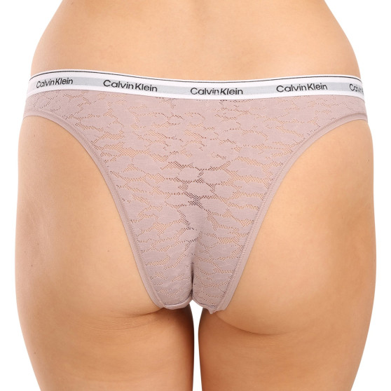 3PACK Mutandine brasiliane da donna Calvin Klein multicolore (QD5068E-GP8)