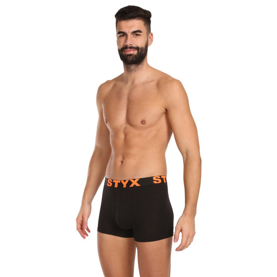 5PACK boxer uomo Styx sport elastico nero (5G9602)