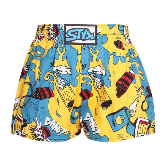 3PACK Boxer da bambino Styx art classic rubber multicolore (3J11820)