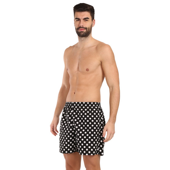 Boxer da casa da uomo con tasche Styx a pois (D1650)