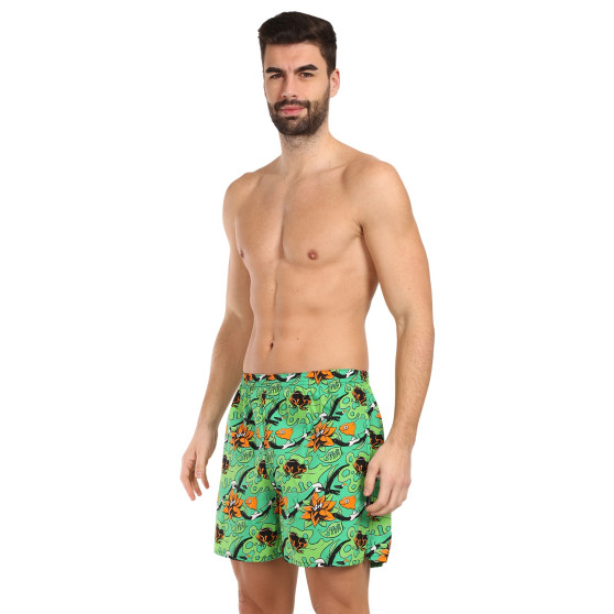 Boxer da uomo con tasche Styx tropicali (D1557)