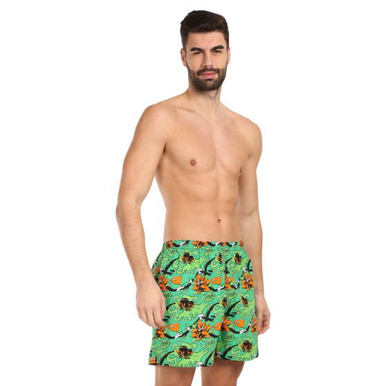 Boxer da uomo con tasche Styx tropicali (D1557)