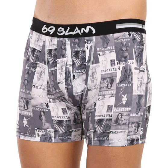 Boxer da uomo 69SLAM fit playloud magazine (MCYPMG-PO)