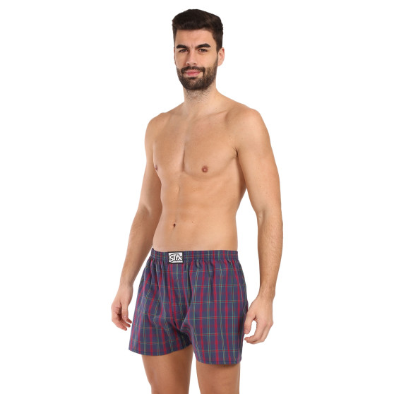 Boxer da uomo Styx classic elasticizzati multicolore (A216)