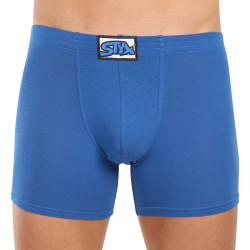 Boxer uomo Styx lungo classico elastico blu (F1167)