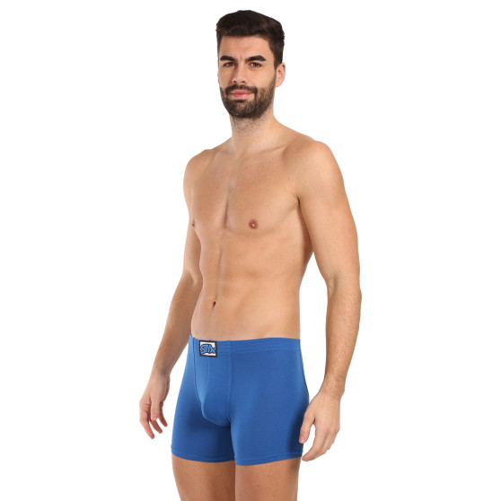 Boxer uomo Styx lungo classico elastico blu (F1167)