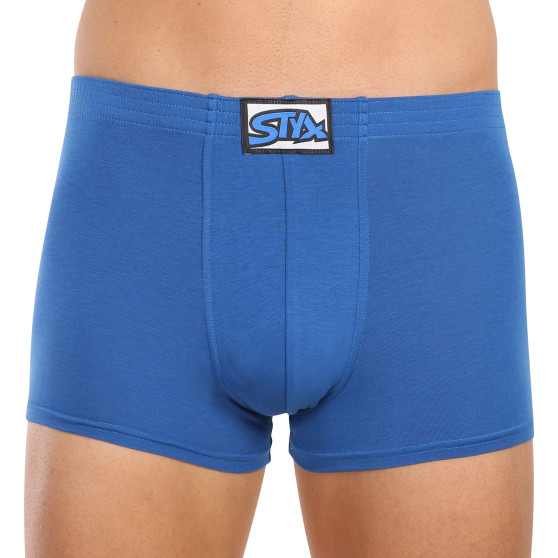 Boxer da uomo Styx classico elastico blu (Q1167)