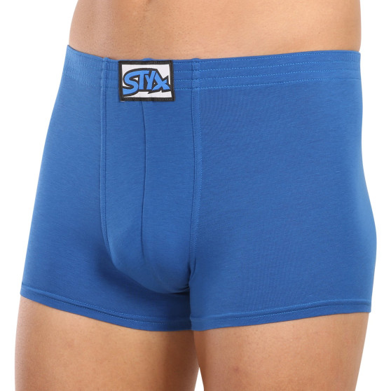 Boxer da uomo Styx classico elastico blu (Q1167)