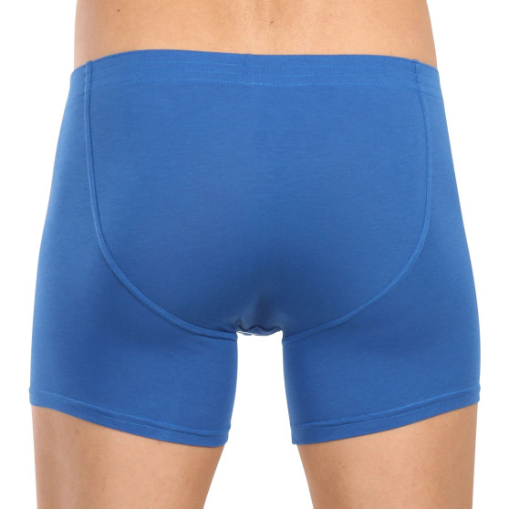 Boxer uomo Styx lungo classico elastico blu (F1167)