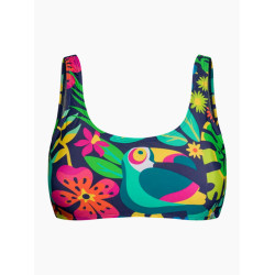 Allegro reggiseno da bagno sportivo da donna Dedoles Tukan nella giungla (D-F-SCL-S-BLT-C-1587)