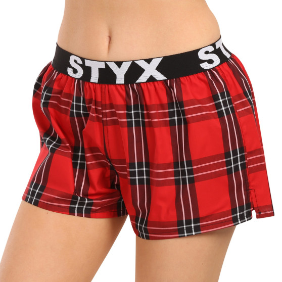 Boxer da donna Styx sportivi elasticizzati multicolore (T1003)