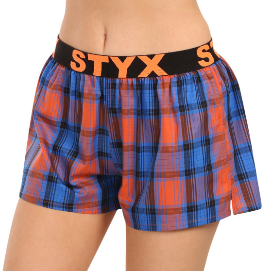 Boxer da donna Styx sportivi elasticizzati multicolore (T1006)