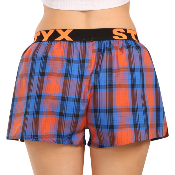 Boxer da donna Styx sportivi elasticizzati multicolore (T1006)