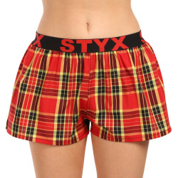 Boxer da donna Styx sportivi elasticizzati multicolore (T1014)