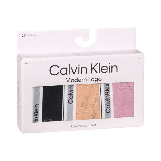 3PACK mutandine donna Calvin Klein multicolore (QD5069E-GP9)