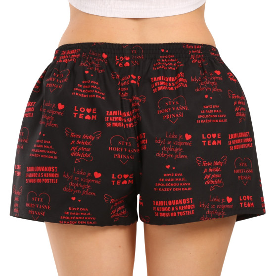 Boxer da donna Styx art classic rubber San Valentino lyrics (K1757)