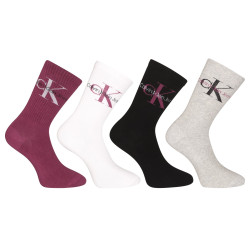 4PACK calze da donna Calvin Klein multicolore (701224131 003)