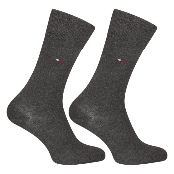 2PACK calze da uomo Tommy Hilfiger high grey (371111 030)