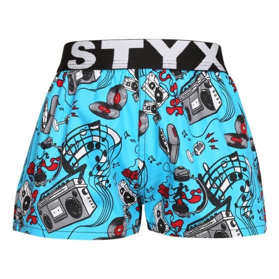 3PACK Boxer da bambino Styx art sport gomma multicolore (3BJ15782)