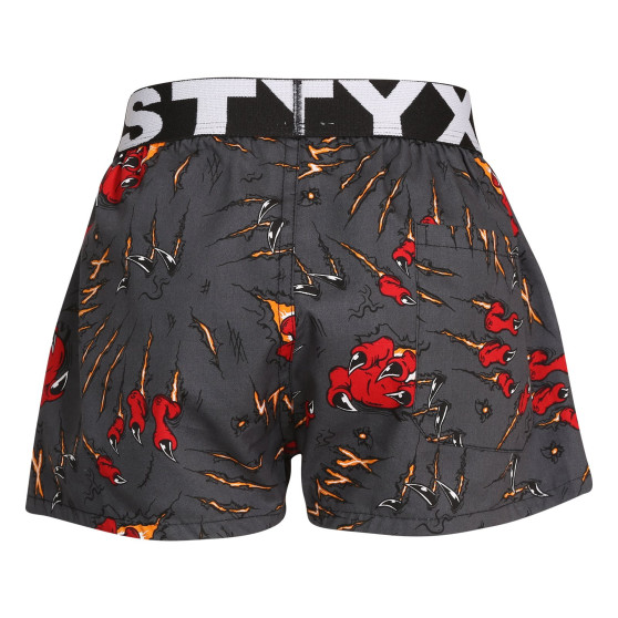 3PACK Boxer da bambino Styx art sport gomma multicolore (3BJ15245)