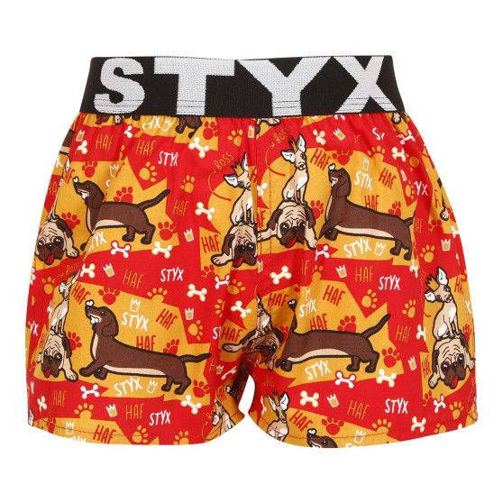 3PACK Boxer da bambino Styx art sport gomma multicolore (3BJ15245)