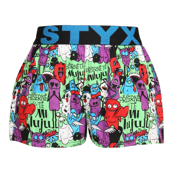 3PACK Boxer da bambino Styx art sport gomma multicolore (3BJ15245)