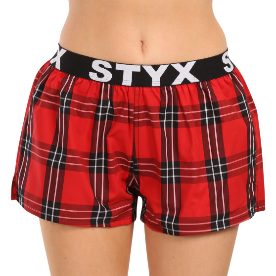 3PACK Boxer da donna Styx sport elastico multicolore (3T10236)