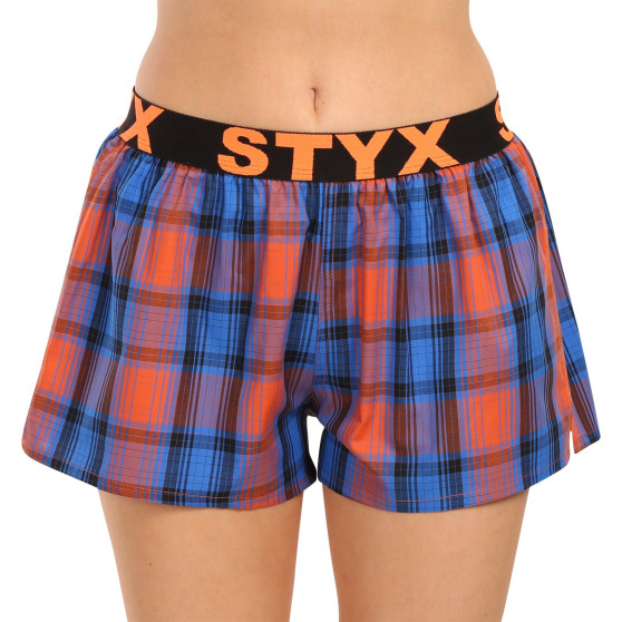 3PACK Boxer da donna Styx sport elastico multicolore (3T10236)