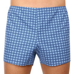 Boxer classici da uomo Foltýn a quadri blu (K54)